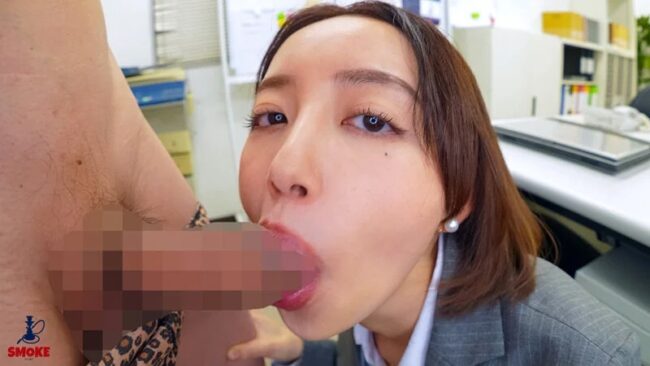 スーツOL姿の美咲かんながフェラ